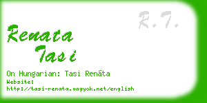 renata tasi business card
